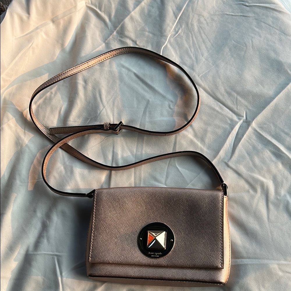 Elegant Metallic Crossbody Bag ( Kate Spade)